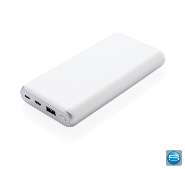 Fast Charging Powerbank mit 20.000 mAh als Werbeartikel