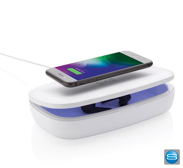 UV-Sterilisator & Wireless Charger als Werbegeschenk