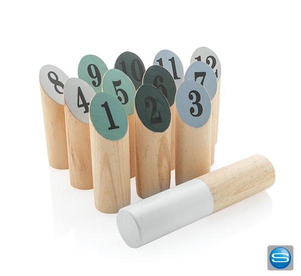 Wurfspiel aus Holz als Werbeartikel