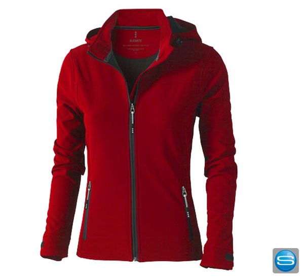 Softshell Jacke Langley von Elevate mit Ihrem Logo bedrucken