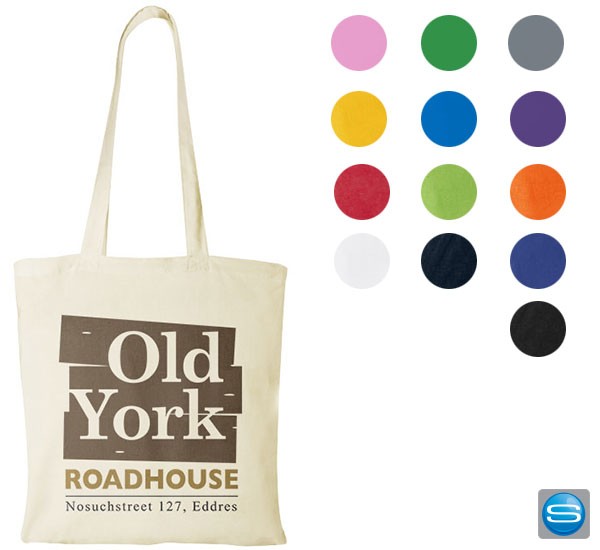 140g/m² Baumwolltaschen mit Logoaufdruck