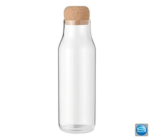 Flasche aus Borosilikatglas mit Ihrem Logo veredeln