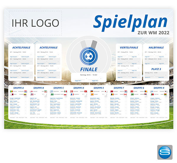 WM-Planer als Wandplaner mit Ihrem Logo bedrucken