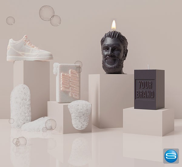 Kerzen in Sonderform als Werbeartikel