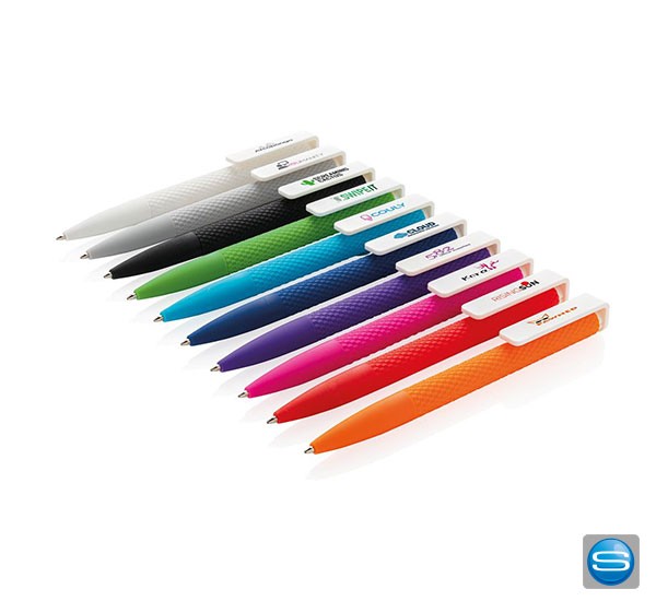 Kugelschreiber mit Smooth Touch als Werbegeschenk mit Logodruck