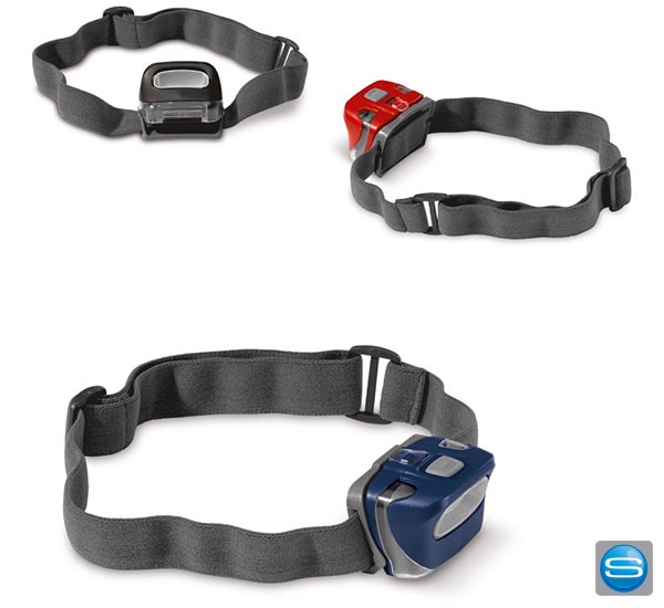 Stirnlampen mit Logodruck