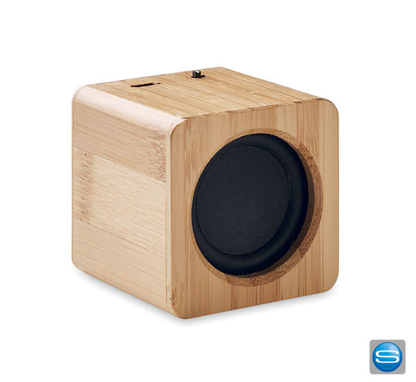 Wireless Lautsprecher als Werbeartikel mit Logodruck