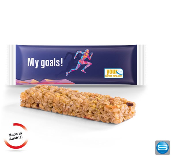 Müsliriegel Multi-Korn Apfel mit Ihrem Logo bedrucken