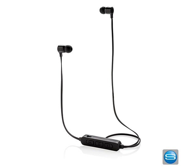 Wireless Ohrhörer mit leuchtendem Logo