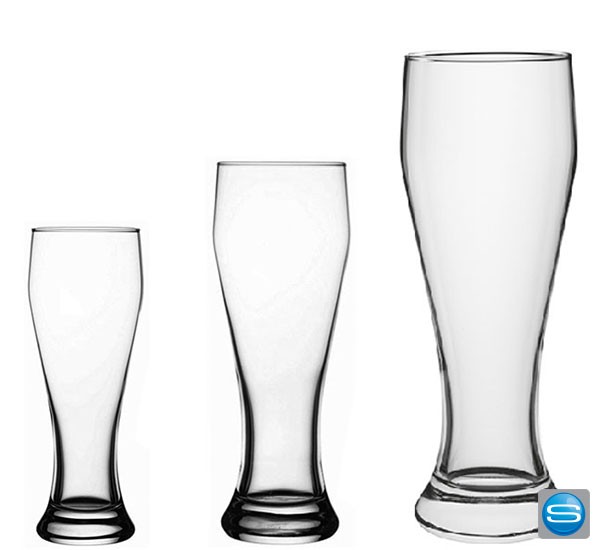 Weißbierglas bedrucken wir mit Ihrer Werbung