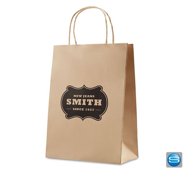Papiertüte groß individuell bedrucken