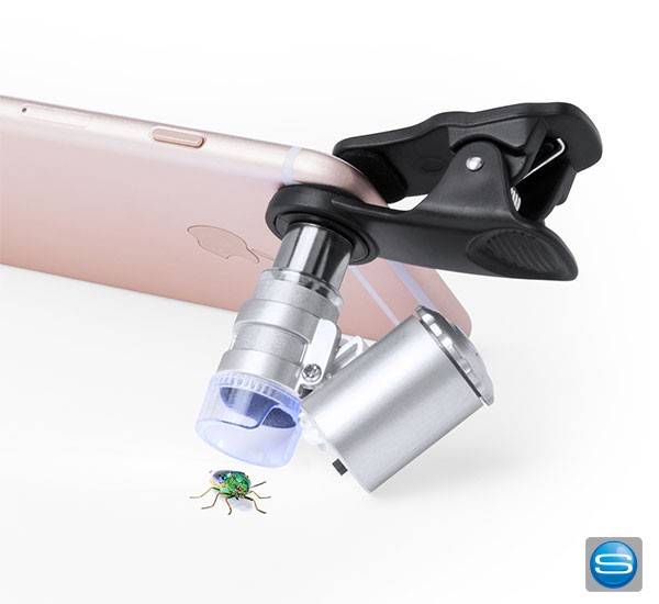 Microskop fürs Smartphone mit Ihrer Werbung