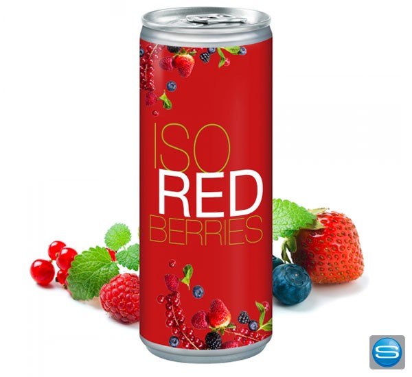 Iso Drink Red Berries mit eigenem Label bedrucken