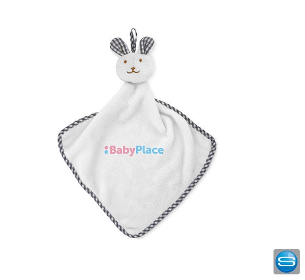 Schmusetuch für Kinder mit Logo veredeln