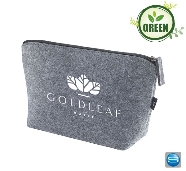 Recycling Filztäschchen mit Ihrem Logo bedrucken