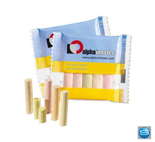 Prickelnde Brausestäbchen als Werbemittel