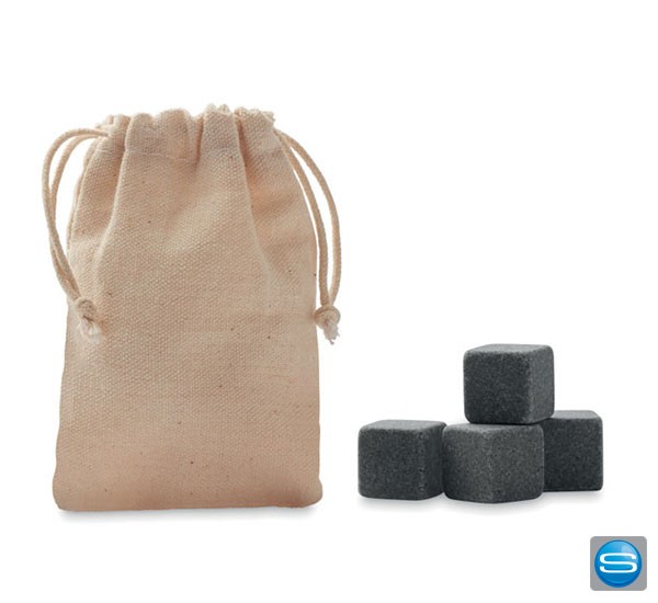 Wiederverwendbare Eiswürfel im bedruckbaren Säckchen