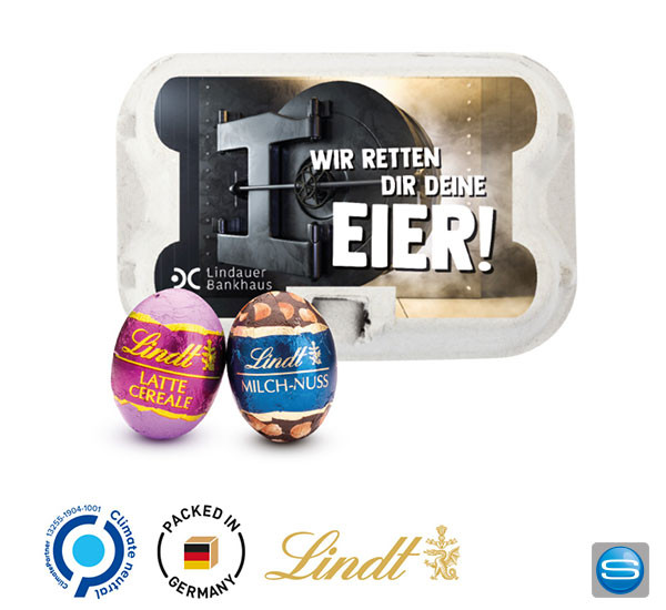 Lindt Oster Sixpack mit individuellem Aufdruck