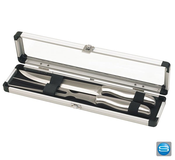 Fleischmesser und Gabel Set als Giveaway veredeln