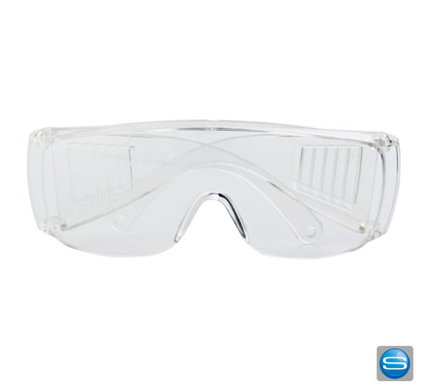 Schutzbrille aus Kunststoff mit Logo bedrucken