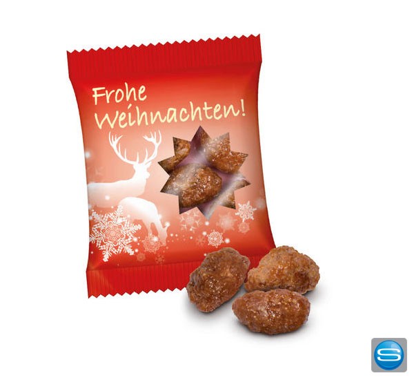 Gebrannte Mandeln mit Ihrem Logo bedrucken