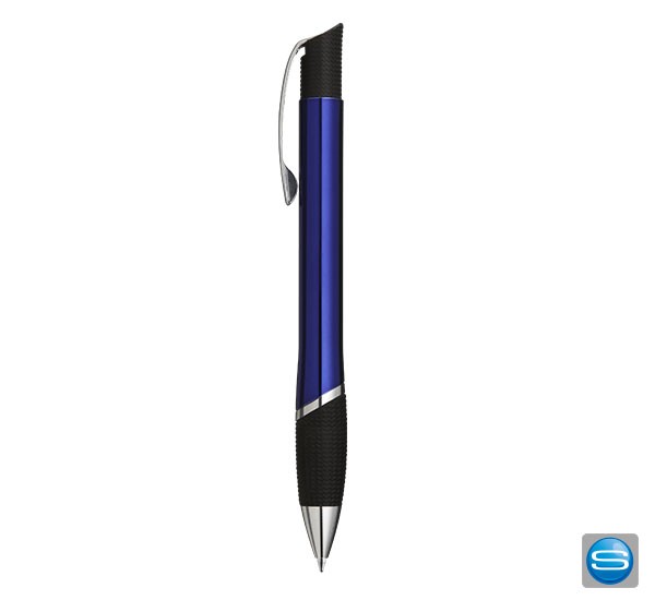 UMA Metall-Druckkugelschreiber mit gummierter Griffzone