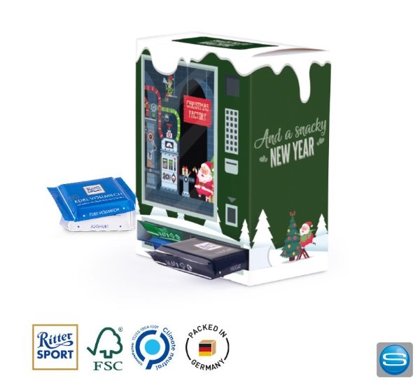 Adventsautomat Eco Midi als Werbemittel