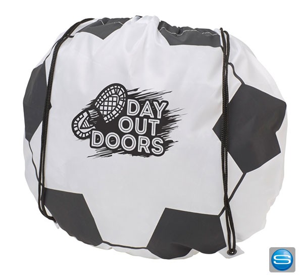 Sportbeutel im Fußballdesign mit Ihrem Logo