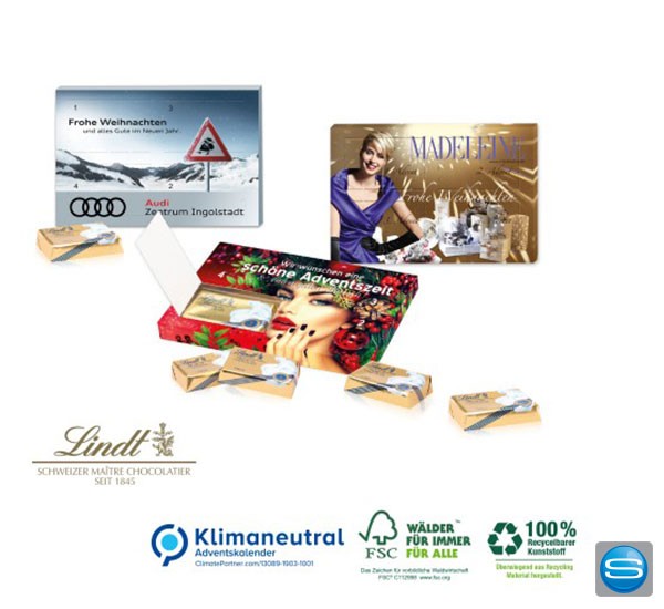Mini Adventskalender mit Ihrem eigenen Motiv bedrucken