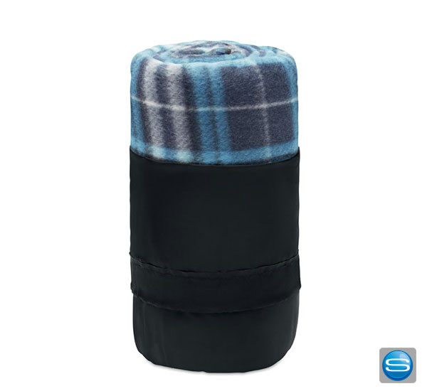 Reisedecke aus Fleece mit Ihrem Firmenlogo