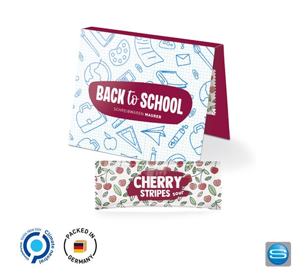 Werbekarte Midi Fruit Stripes als Werbegeschenk