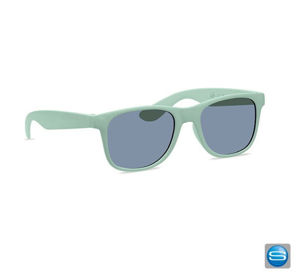 Sonnenbrille mit Bambusfaser als Werbeträger
