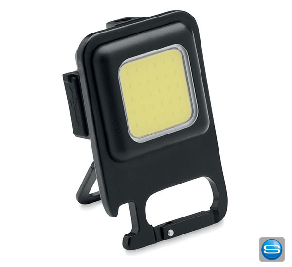 Taschenlampe mit COB Licht als Werbemittel