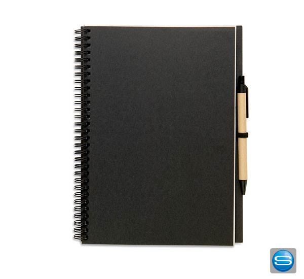 Notizbuch mit recyceltem Blankopapier als Werbegeschenk