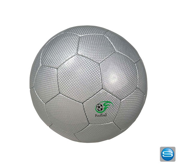 Fussball silber bedrucken mit Ihrem Logo