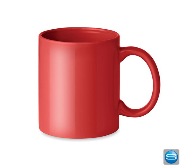 Keramik Tasse mit Geschenverpackung als Werbeartikel