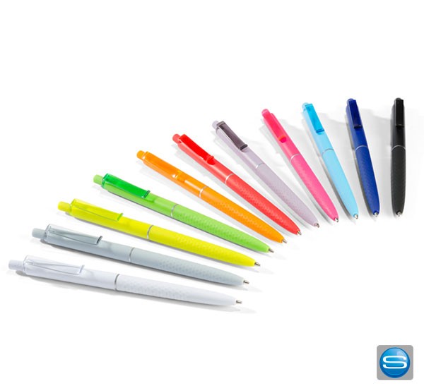 Automatischer Softtouch Kugelschreiber als Kundenpräsent