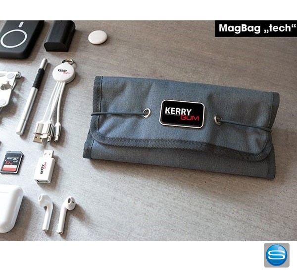 Elektronik-Tasche als individueller Werbeträger