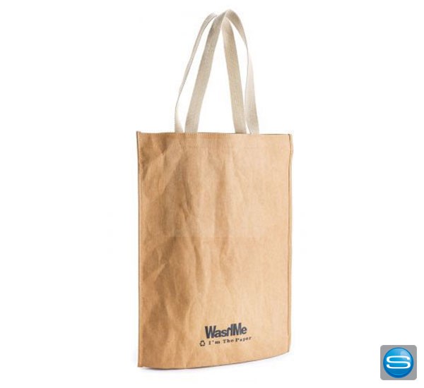 Jeans Paper Tragetasche mit Logo