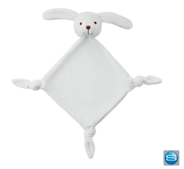 Schmusetuch als bedruckter Werbeartikel für Kinder