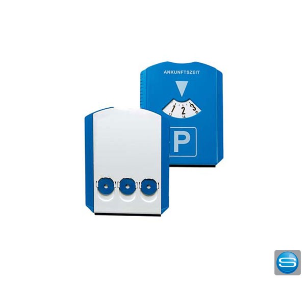 Parkscheibe mit Einkaufswagen Chips