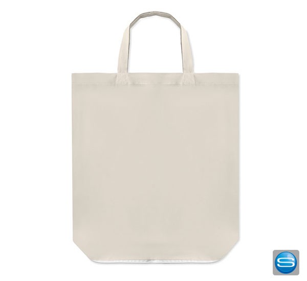 Faltbare Einkaufstasche als Werbeartikel mit Logodruck