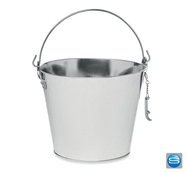 Metalleimer für Getränke mit Ihrem Firmenzeichen veredelt