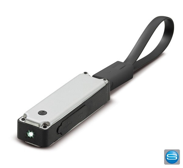 Kleine 3in1 Outdoor-Powerbank mit 8GB USB-Speicher