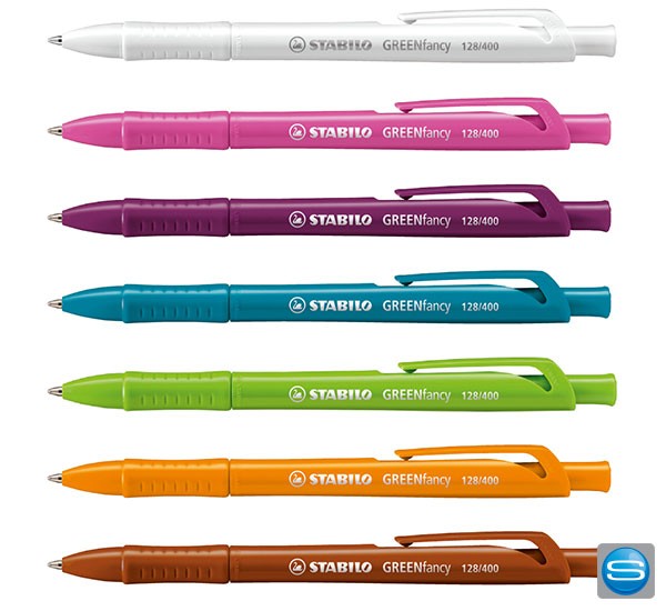 Stabilo GREENfancy als nachhaltiger Werbekugelschreiber
