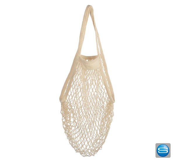 Einkaufsnetz mit individuell bedruckbaren Etikett