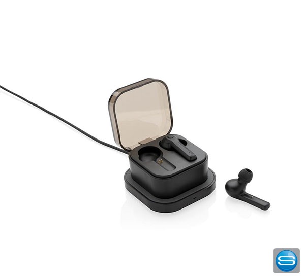 True Wireless Ohrhörer in kabelloser Charging Box