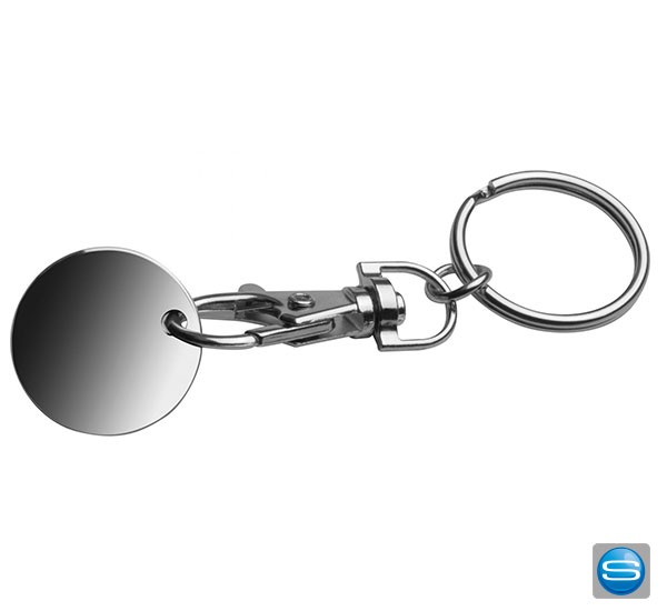 Schlüsselanhänger mit Einkaufschip als Werbemittel