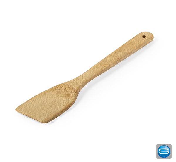 Pfannenwender aus Holz als Werbeträger mit eigenem Logo veredeln