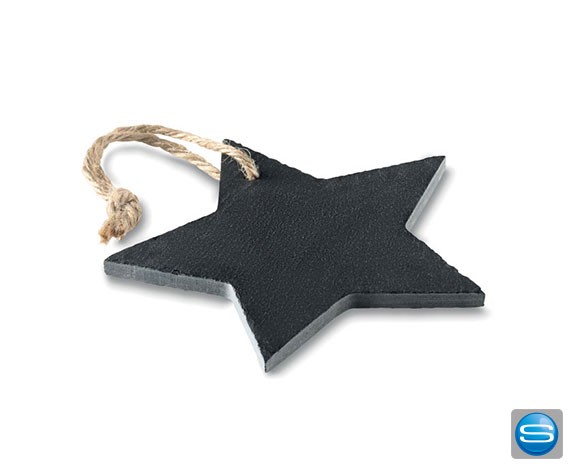Anhänger aus Schiefer in Sternform